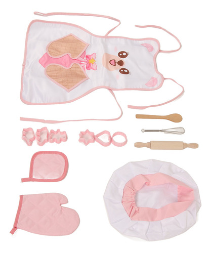 Juego De Juguetes Para Repostería Y Chef Para Niños, Cómodo,