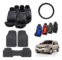 Comprar Fundas Cubre Asiento Clio + Alfombra 3 P Pesada + C\u002Fvolante