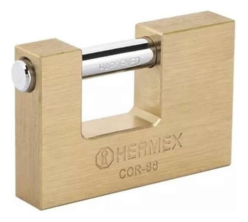 Candado Hermex Cor-88 Anti Palanca 2 Llaves Mf Shop