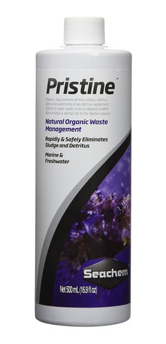 Eliminador De Residuos Lodo Detritus Pristine 500ml Seachem