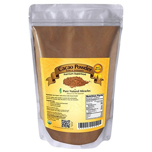 Milagros Pura Natural Crudo Cacao Orgánico En Polvo, Mejor C