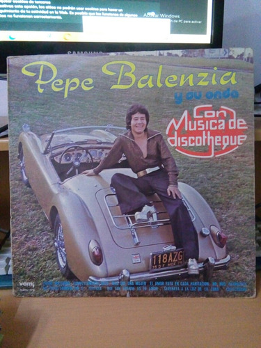 Pepe Balenzia Con Musica De Discotheque Vinyl Lp Acetato 