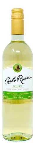 Pack De 4 Vino Blanco Carlo Rossi White 750 Ml