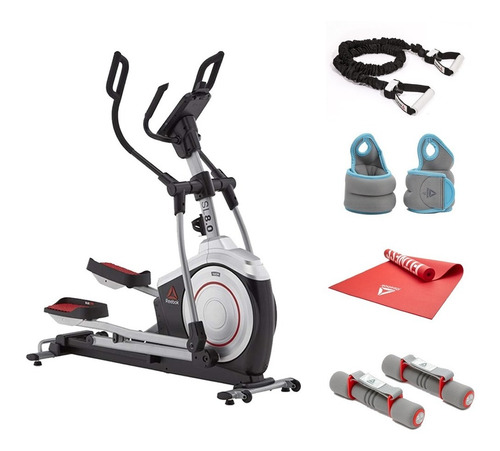 Combo Reebok Elíptica Sl 8.0 Más Colchoneta Y Accesorios