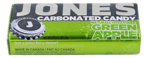 Bala Jones Candy Green Apple Canadá 25g