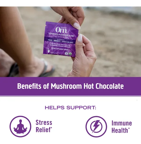 Mezcla De Hongos Con Mezcla De Chocolate Caliente Superfood,