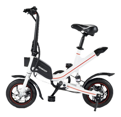 Bicicleta Eléctrica Peabody Aluminio 25 Km 250w 12 Pulgadas