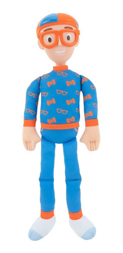 Imagen 3 de 7 de Blippi Peluche Con Pijama Nighttime Con 10 Sonidos 45 Cm Edu