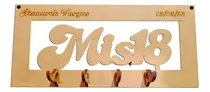 Comprar 40 Porta Llaves Personalizados 18 Años Souvenirs Fibrofacil