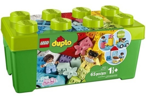 Imagem 1 de 8 de 10913 - Lego Duplo Infantil Educativo Caixa De Peças Verde