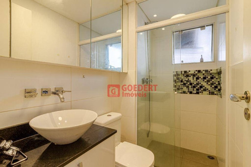 Apartamento Studio Mobiliado Com 1 Dormitório Para Alugar, 38 M² Por R$ 1.900/mês - Vila Augusta - Guarulhos/sp - St0038