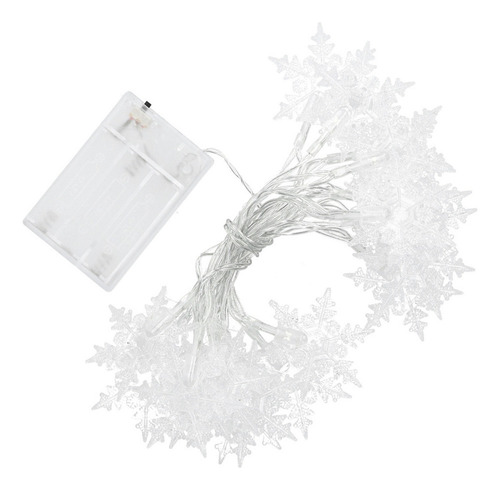 Luces De Navidad Led Con Forma De Copo De Nieve De 3 Metros