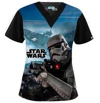 Comprar Uniformes Medico Anti Fluido Estampado Star Wars