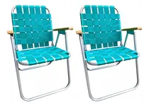 Comprar Combo X2 U. Reposera Sillón Aluminio Alto Reforzado 100 Kg  