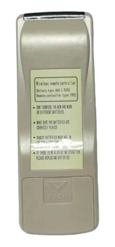 Control Remoto Para Minisplit Gree