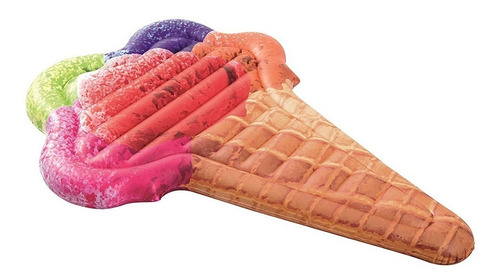 Colchoneta Bestway Inflable Helado Cucurucho Gigante Pileta