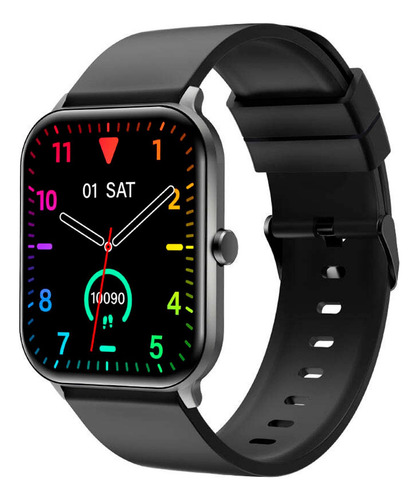 Smartband Soundpeats Watch 1 1.4" caja  negra, malla  black de  tpu