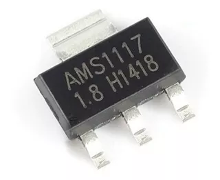 10pçs Regulador Tensão Ams1117 1.8v Ams 1,8v Smd Sot-223 1v8