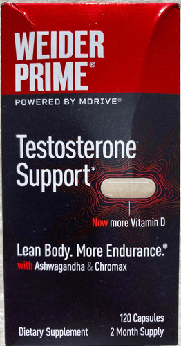 Wider Prime Testosterona Support 120 Ud.