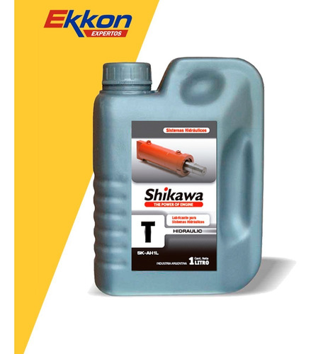 Imagen 2 de 7 de Aceite P Sistemas Hidraulicos Shikawa 1l Crique Prensa Zorra