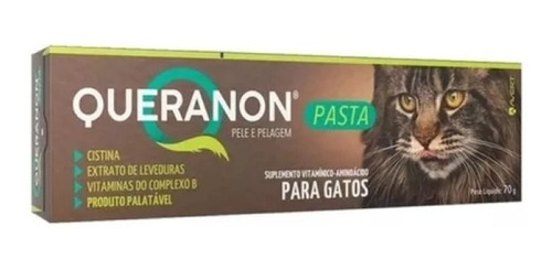 Queranon Pasta Avert Suplemento Alimentar Gatos 70g Original