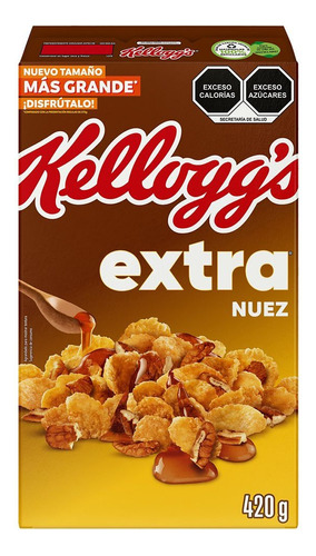 2 Pzs Kelloggs Cereal Hojuela De Maíz Nuez Con Maple Extra 4