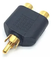 Comprar Adaptador De 1 Rca Macho A 2 Rca Hembra Sonido Pc
