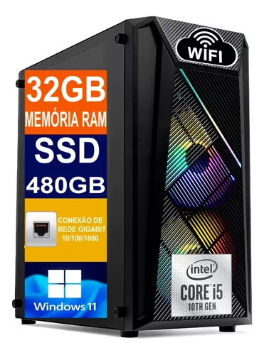 Cpu Pc Gamer Intel Barato Core I5 3.2gz 16gb Ssd240g 650wts