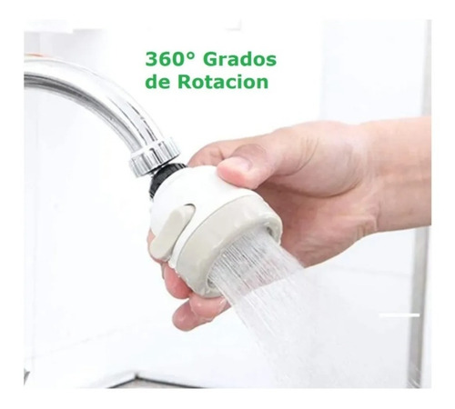 Imagen 6 de 8 de Cuello Flexible Extensible Giratorio 360° Para Lavaplatos