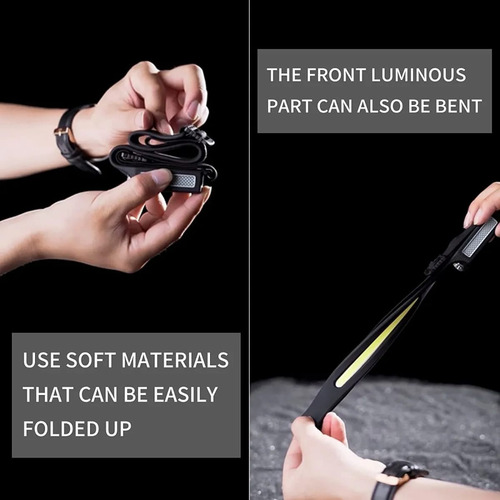 Linterna Led Cintillo Con Sensor Montado En La Cabeza