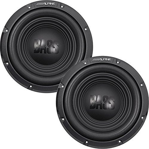 Paquete De Subwoofer Único Alpine W12s4 De 12 Pulgadas Y 4 O