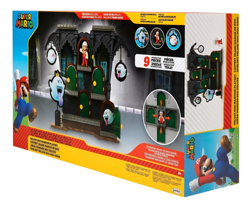 Nintendo Set Figura Super Mario Bros Mansión Boo Deluxe