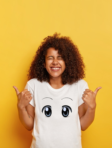 Hermosa Camiseta De Mujer Diseño Ojos 