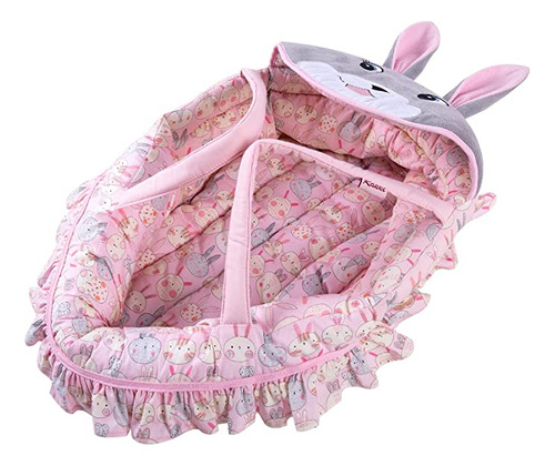 Rakki Dolli Doll Carry Crib, Doll Carry Cot With Vivid Embr