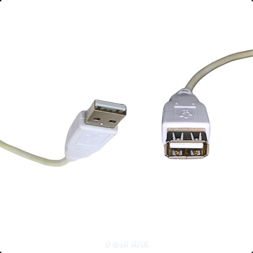 Cabo Extensor Usb Curto 20 Cm Dados Energia 480mps Kit 5 Un