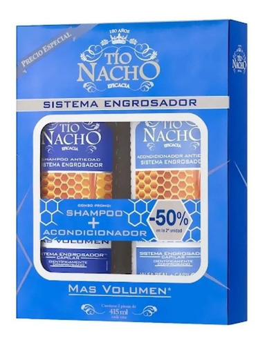 Pack Tio Nacho Engrosador - Pack 415 Ml