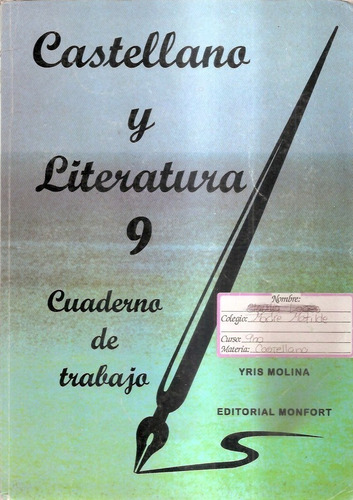 Castellano Y Literatura 9 Cuaderno De Trabajo