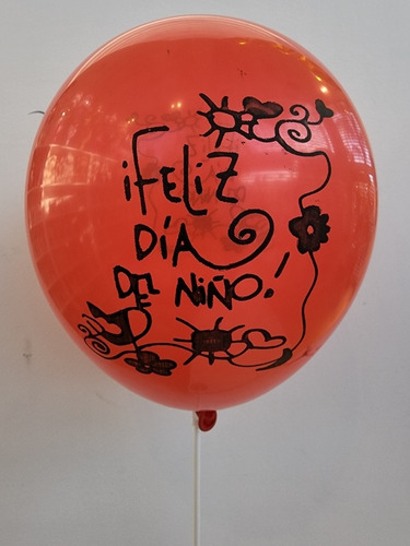 50 Globos De 12 Pulgadas Dia Del Niño Apto Helio