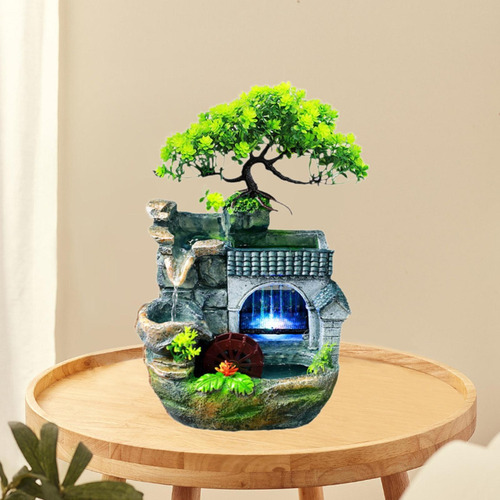 Fonte De Água Interna Com Decoração De Mesa Leve Eua 110