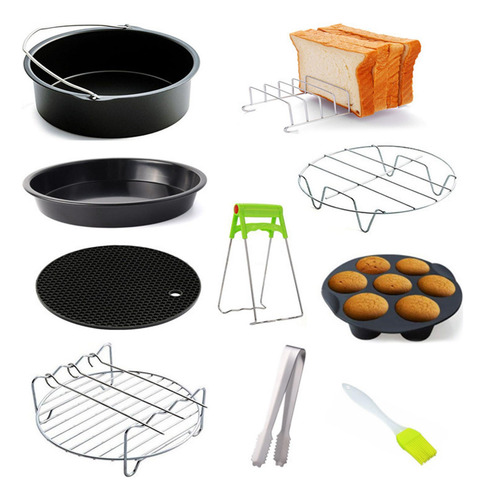 10x Accesorios Para Freidoras De Aire Kit De Accesorios Para
