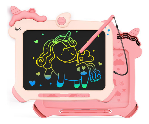 Tableta De Escritura Lcd Juguete Unicornio Para Niñas 3 A 8