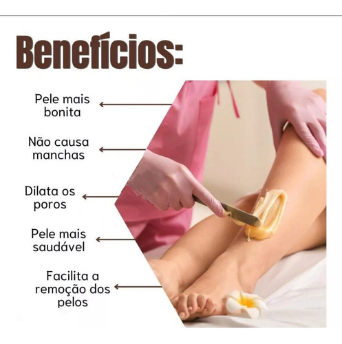 Cera Depilatória Quente - Algas Com Menta - Depil Bella 500g