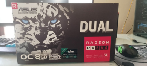 Tarjeta De Video Asus Rx 580 8 G Oc, La Mejor Para 1080