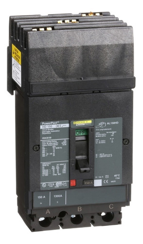 Interruptor Termomagnético Hda 3p 150a Schneider Hda36150