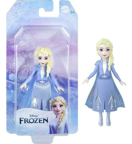 Muñeca Pequeña Disney Frozen Elsa Con Aspecto De Viaje