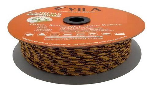 Corda Carretel Trancada Pet 4mm (217m) Colorida Vila