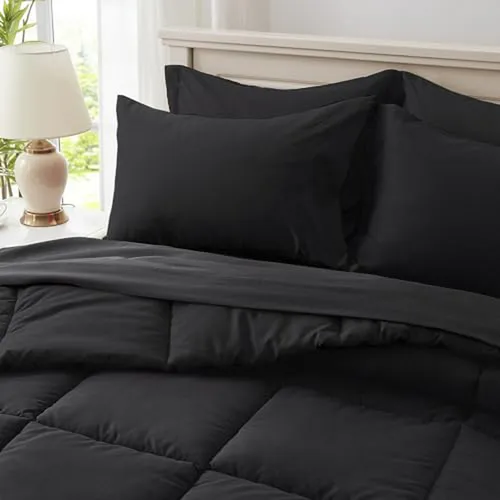 Juego De Sábanas Y Edredón King Size - 7 Piezas Ultra Suave
