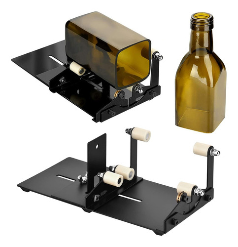 Cortadora De Botellas De Vidrio Precisa, Segura Y Fácil De Usar | Para Botellas Cuadradas Y Redondas | Ideal Para Proyectos De Decoración, Vasos, Portavelas, Jarrones, Floreros Y Más