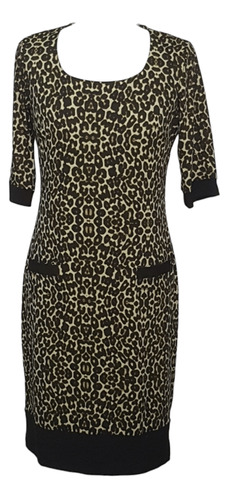 Vestido, Animal Print, Matthew, Poliester/spandex, S/m/l