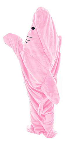 Macacão Pijama Fantasy Tubarões Rosa Cosplay Plush A